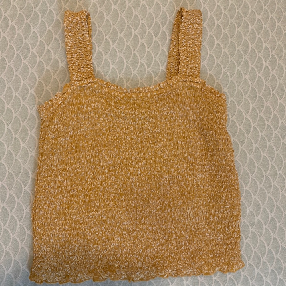 Abercrombie Crop Top- Yellow